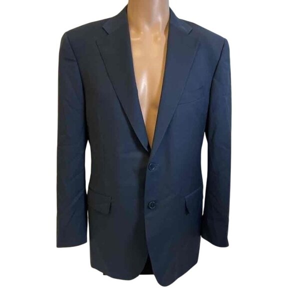 Canali Mens Navy Wool Suit 2-Piece Set 40R Italy L13290/37 Classic - Picture 16 of 16